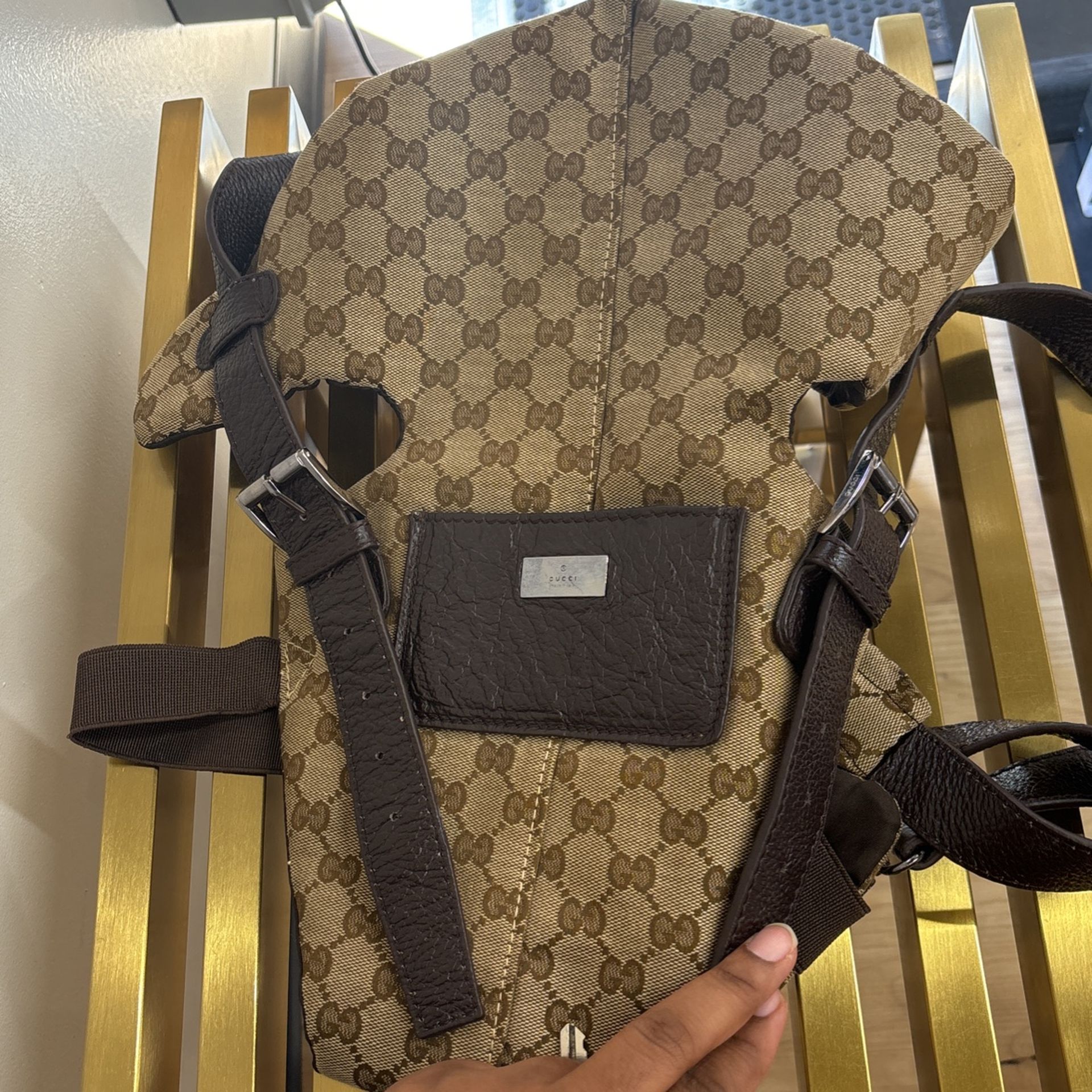 Authentic Gucci monogram Infant harness