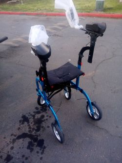 Wheel Chair With Bag And Seat And Arm Rest