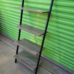 Gray Ladder Shelf 