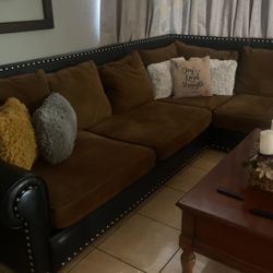 Microfiber  Sectional 