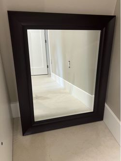 Espresso color mirror