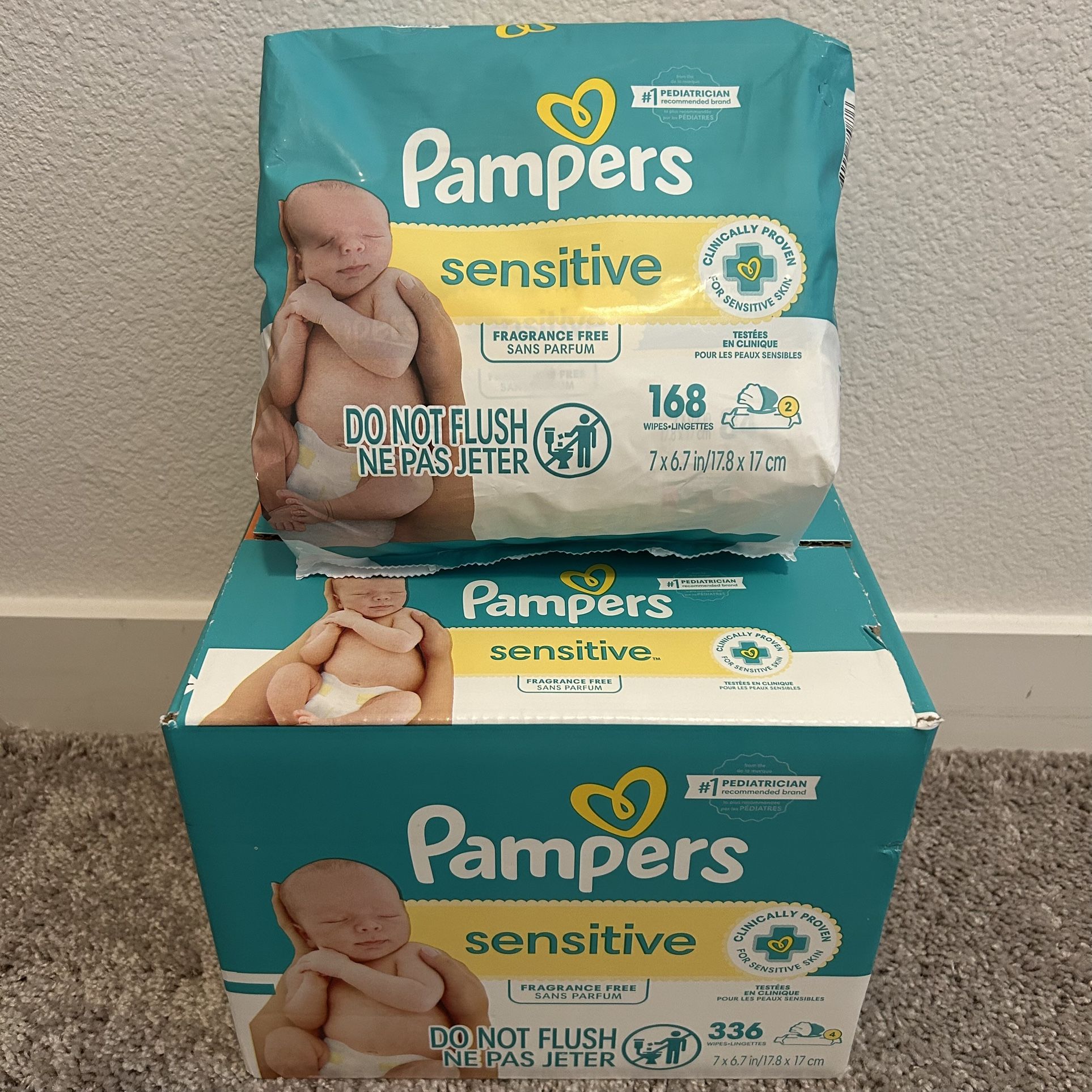 Pampers Sensitive Baby Wipes Bundle