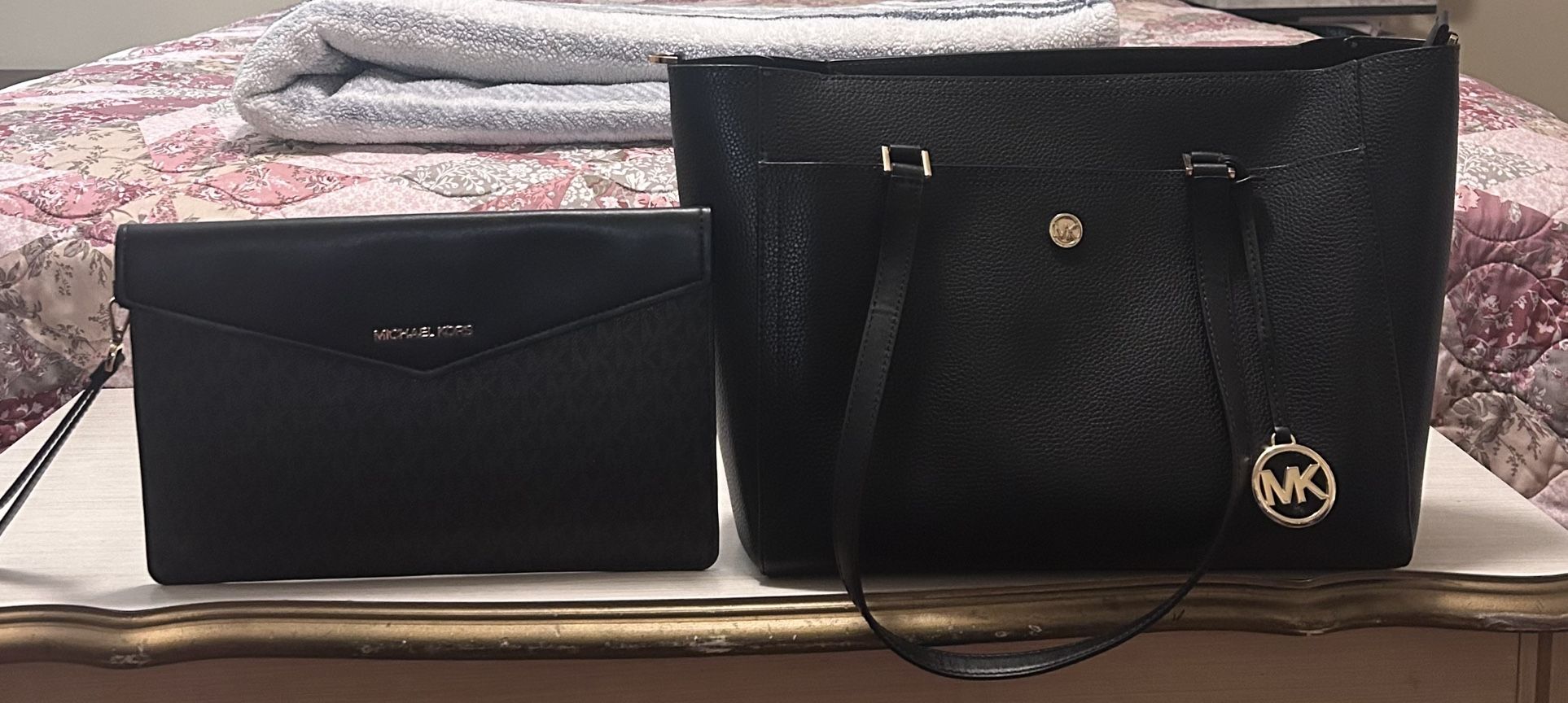 Michael Kors Tote Purse And Hand Held Purse