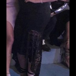 Black Lace Dress 