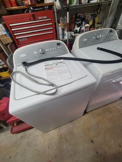 Whirlpool Cabrio washer & and dryer