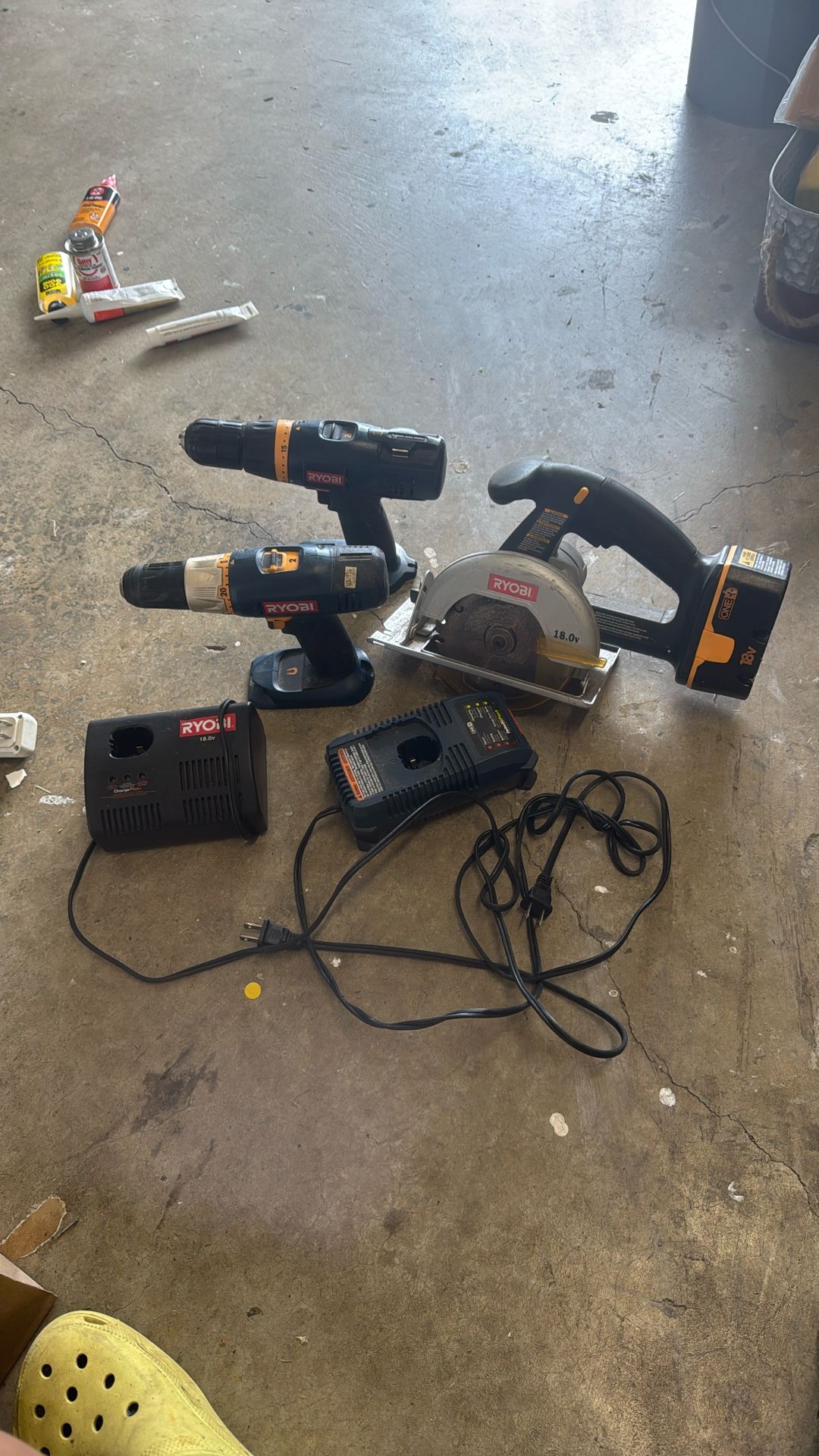 Ryobi Battery Operated Power Tools