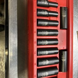 Mac Tools 3/8 Drive Impact Socket Set Magnetic 