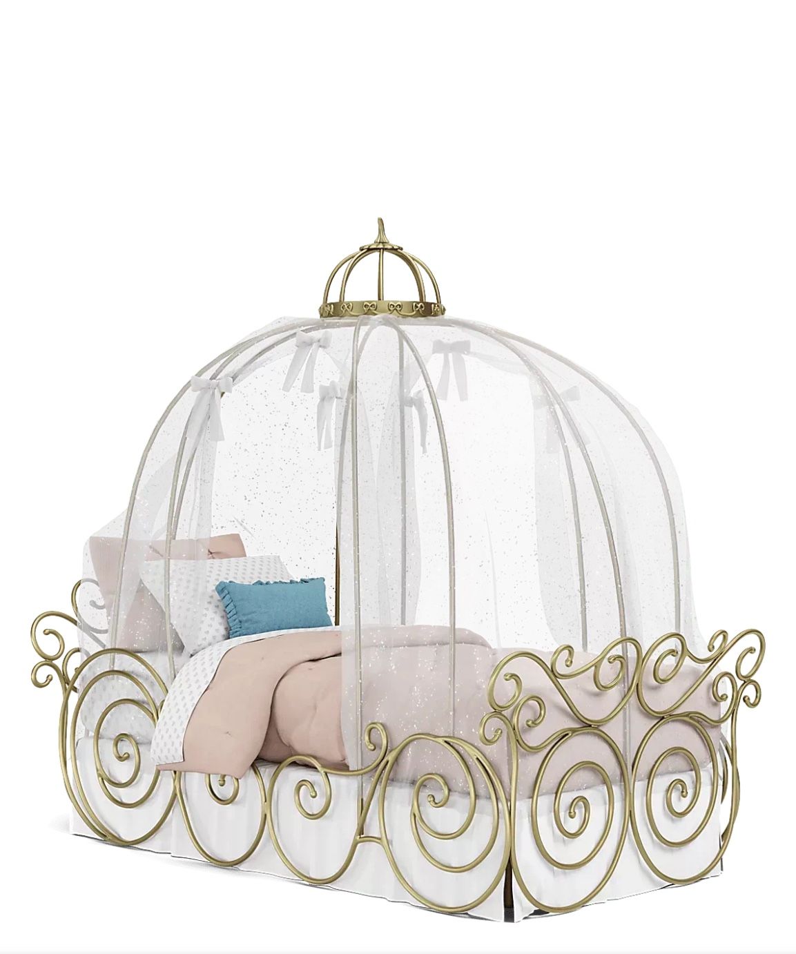 Twin Size Carriage Bed