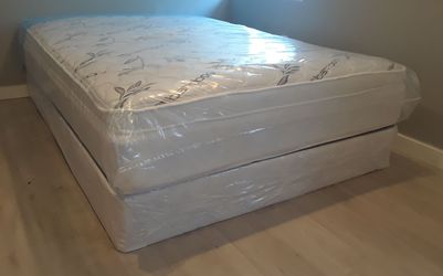 $199  Queen pillow top mattress only brand new free delivery same day