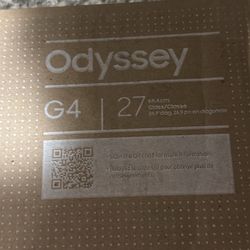 Samsung G4 monitor 27”