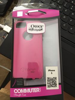 Otter BOX iPhone 5 Pink& Gray Case