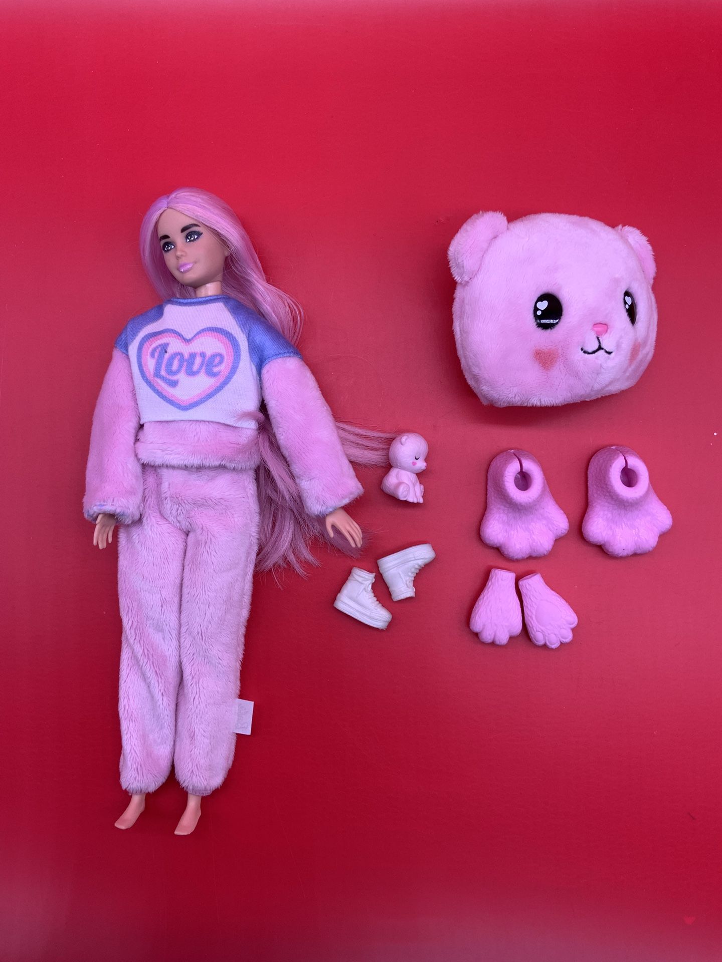 Barbie Cutie Reveal Teddy Bear