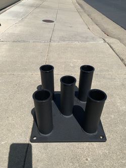 I have a 5 Bar Storage plate that can be mounted to ground if necessary and what’s make this storage unit different it’s has plastic lining inside