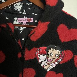 WANNA WOO HER HEART JACKET  DOLLS KILL X BETTY BOOP Oversized Small