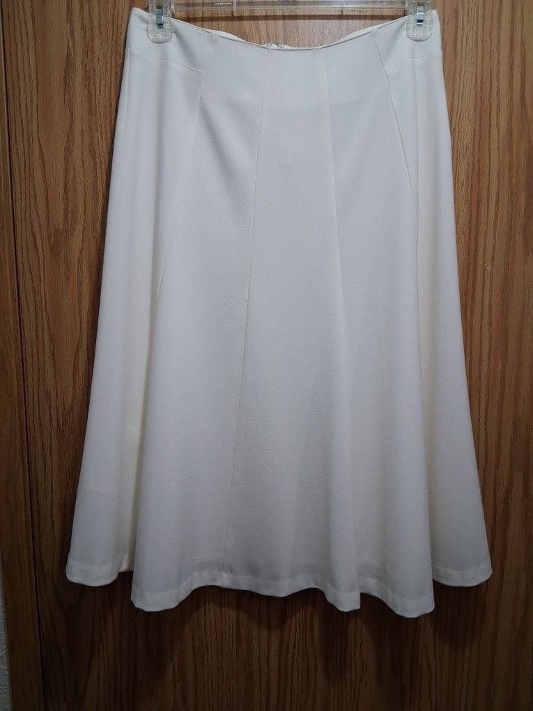 Worthington Stretch Flared, Lined Skirt