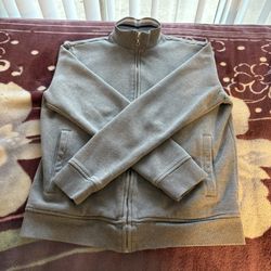 Lacoste Men’s Zip-Up High-Neck Grey