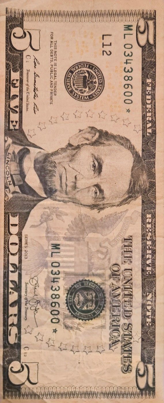 $5 Star Note