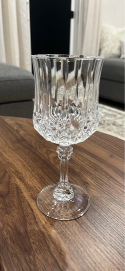 Crystal Cut Glass Stemware Goblet