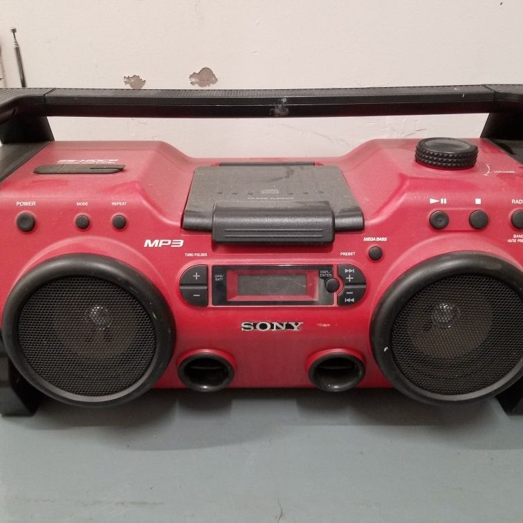 Sony ZS-H10CP. MP3. Boom Box, CD Player, Radio