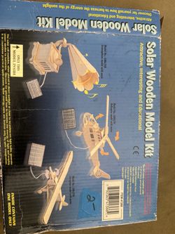 Hobby solar wooden model kit