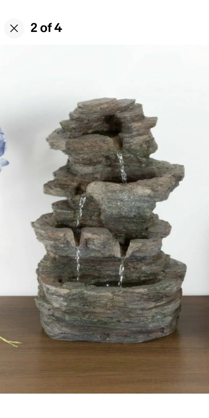 "Today Only" New Tabletop Water Fountain 15.5 Inches 
