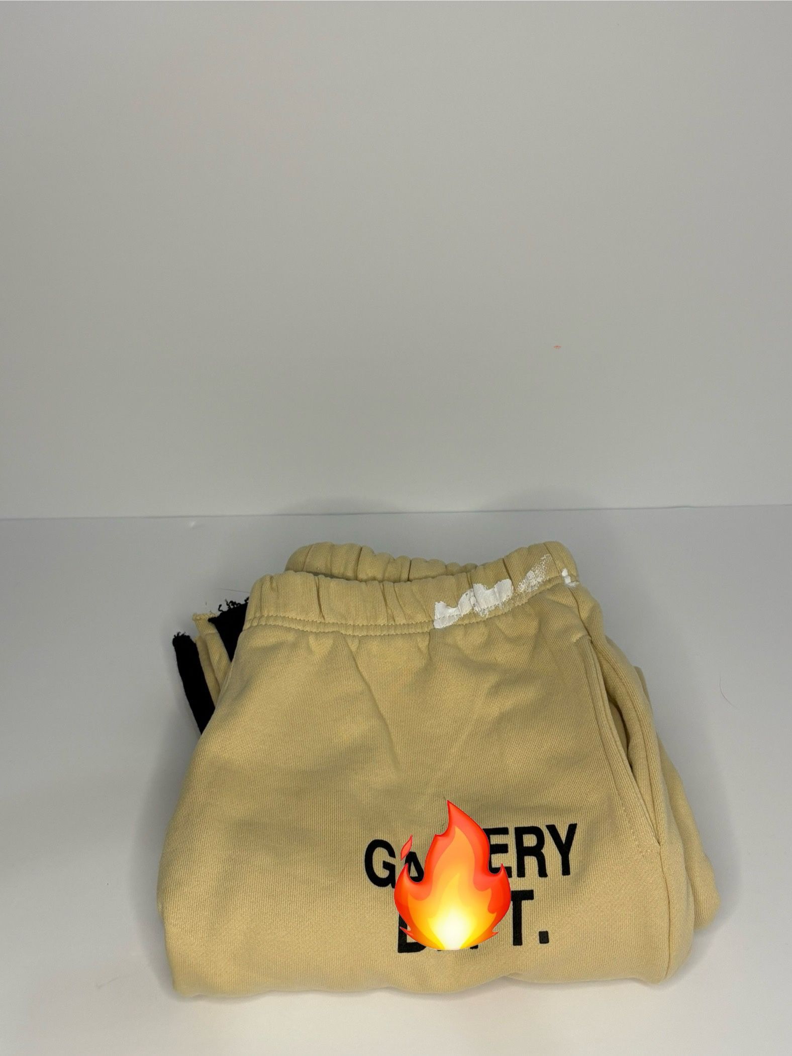 Luxury Tan Flared Sweatpants (XL)