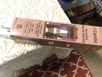 Camino decorative rod &final set 48”-86”