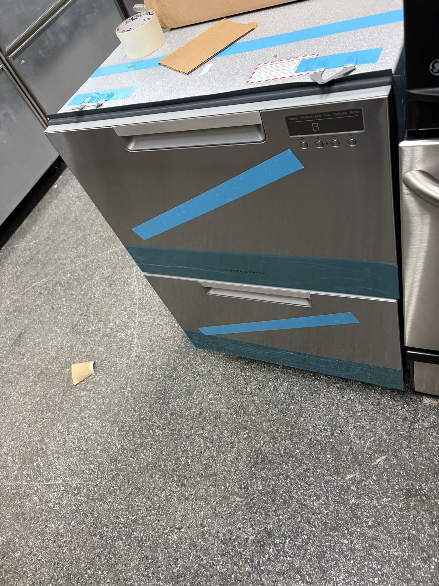 Fisher & Paykel Stainless Steel Double Drawer dishwasher