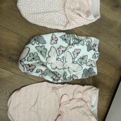 Baby Swaddle Lot Of 3 Like New