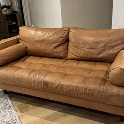 Sven Leather Article Sofa 