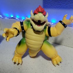 Nintendo The Super Mario Bros. Movie Bowser Figure w Fire Breathing Effect