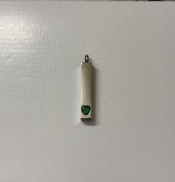 Emerald Heart Pendant Urn