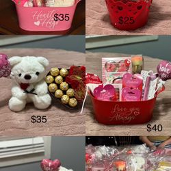 Valentine’s Day Gift Baskets!!