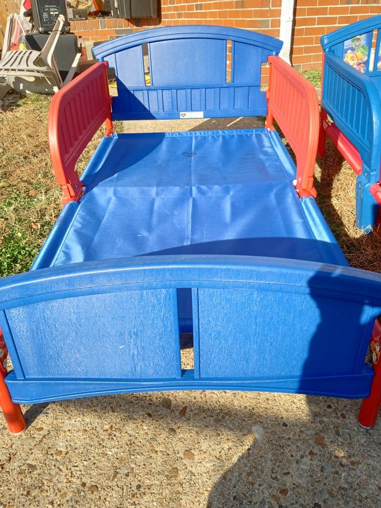 (2) Delta Children's Beds Paw Patrol Bedroom Furniture