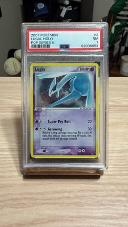 PSA 7 Lugia Holo POP Series 5 Pokémon with Swirl