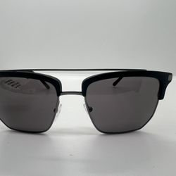 Calvin Klein Men's Matte Black Geometric Brow-Line Sunglasses - CK19301S-001