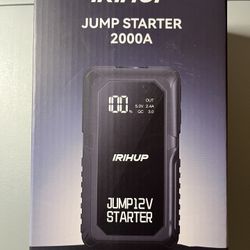 IRIHUP 2000A Peak Jump Starter 