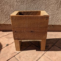 Small Planter Boxes Wooden Garden Pots