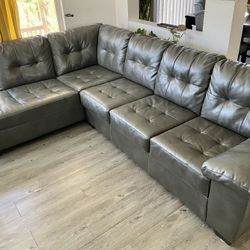 Gray Sectional Couch~OBO
