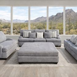 Living Spaces Sierra Couch Set + DELIVERY