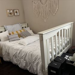 Full Size Bed Frame With Mattress