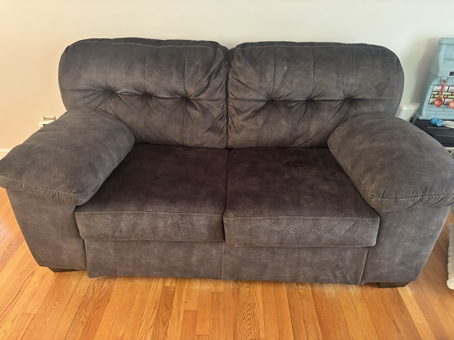 Like New Living Room Set - includes pull out couch and love seat