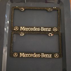 2 Blk Bing Mercedes-Benz Plate