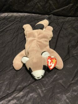 Ty Beanie Baby Ringo the Raccoon 7-14-95 Retired Fist Edition Rare with Tag