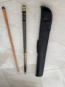 Steve Mizerak Two-Piece Pool Cue with Case