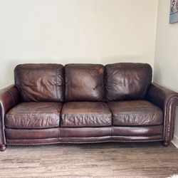 Leather Couch 