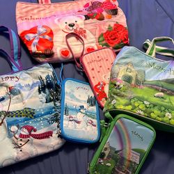 Quilted Tote Bag & Wallets 