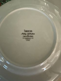 Holiday Dinner Plates: Christopher Radko Edition