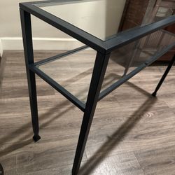 Glass Side Table 