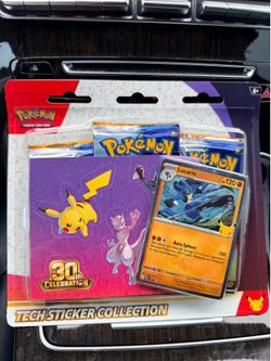 Pokemon 30th celebration sticker collection